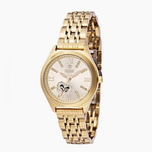 Montres Prestige X Invicta Women's Watch 33.5mm Open Heart Gold MPW-0014 NIB